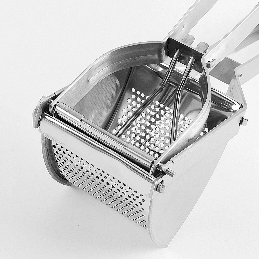

Potato Ricer Stainless Steel Potato Masher Pressure Mud Heavy Duty Potato Ricer for Baby Food Fruit Vegetable Juicer Maker