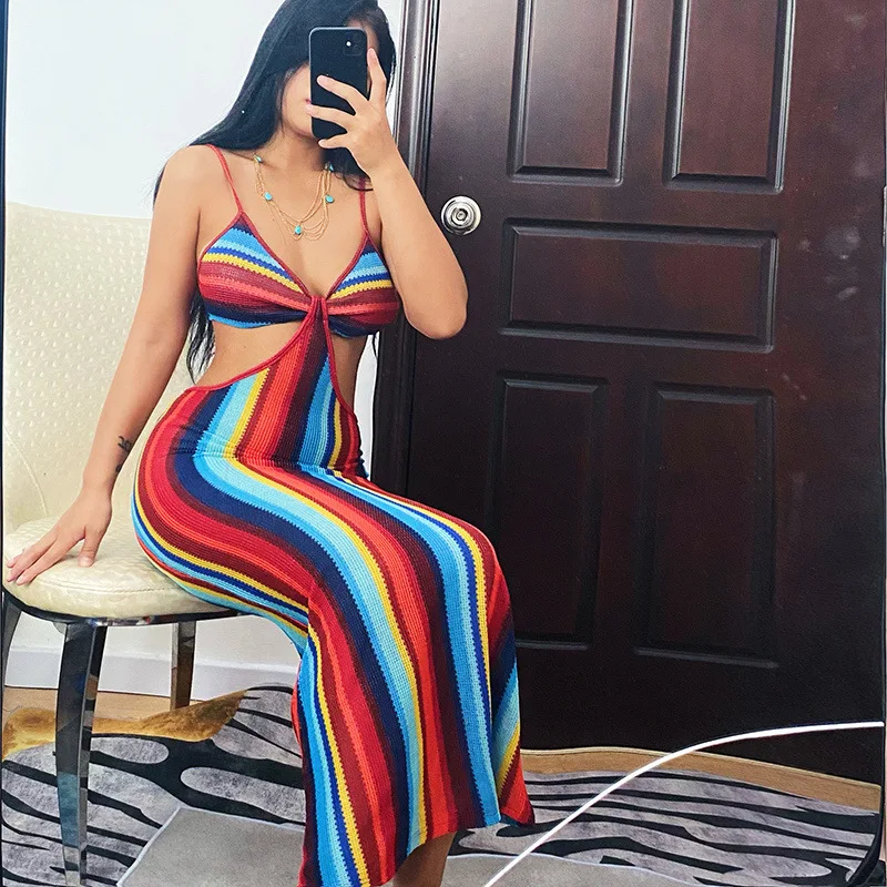 

Женское облегающее платье-макси без бретелек, без рукавов