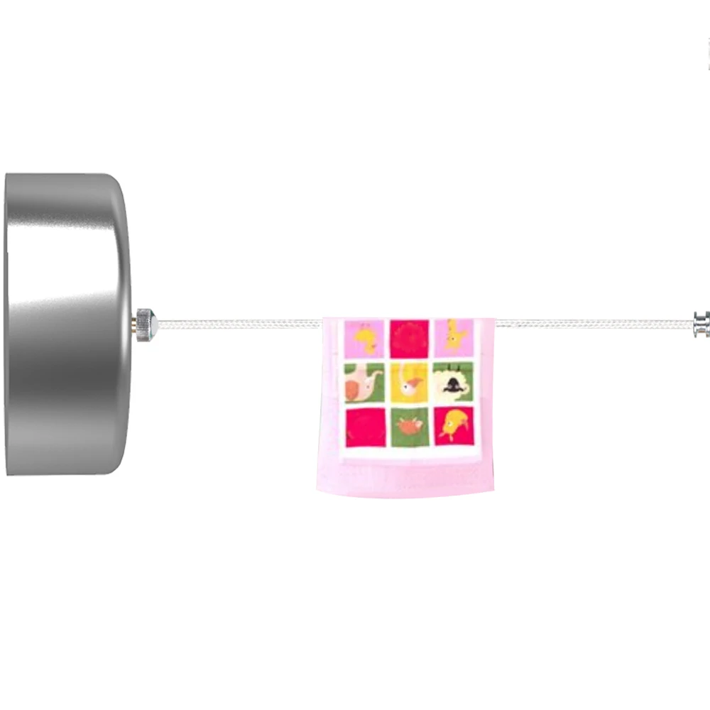 2 8 м Выдвижная бельевая сушилка из нержавеющей стали для одежды с регулируемой