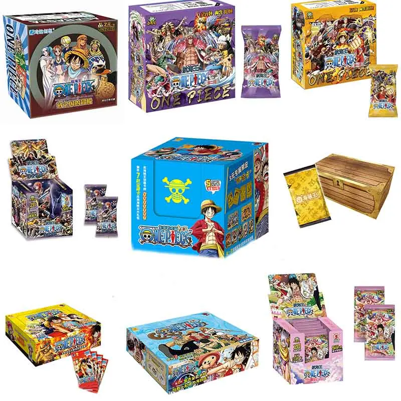 Cartas de papel de One Piece Luffy Roronoa Sanji Nami, cartas de un juego, colecci&oacute;n de Personaje de Anime para ni&ntilde;os, juguete de cartas de juego para chico-0