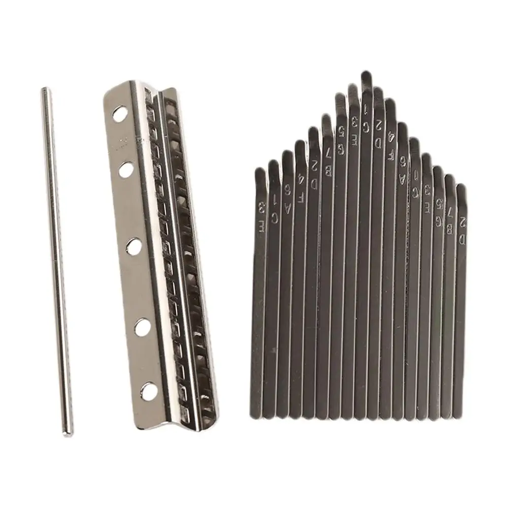 

Thumb Piano Bridge Saddle DIY 17 Keys Percussion Instruments for Piano Makers