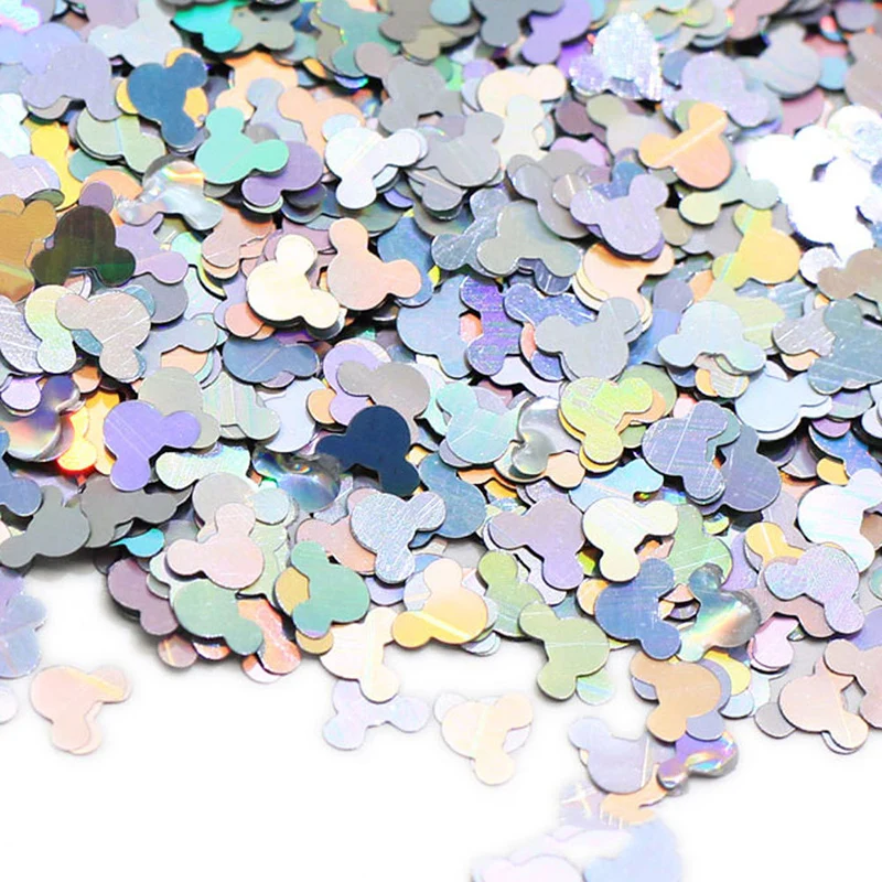 20g ультратонкий Экологичные блестка из ПЭТ Лазерная мультфильм свободные