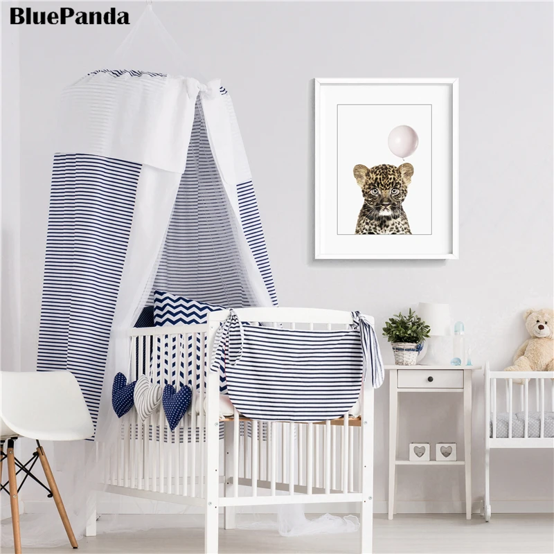 С леопардовым принтом на стену для домашнего декора анималистический настенный