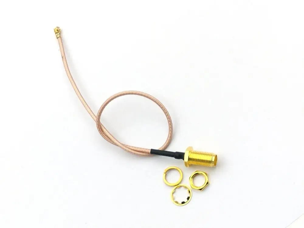 300 шт. IPEX IPX U.FL к SMA Гнездовой переборки крепление Mini PCIe RG178 кабель
