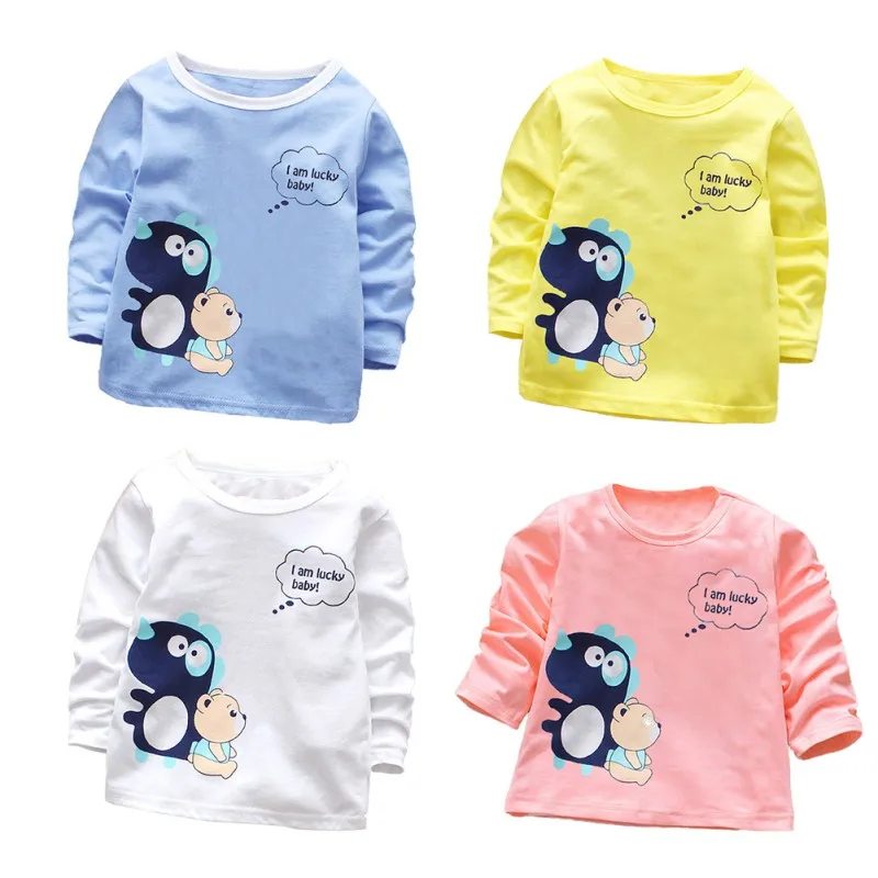 Коллекция 2019 года осенне-Весенняя Повседневная хлопковая Футболка с героями