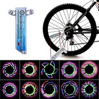 bicycle tyre tire wheel 32 led lights motorcycle bike flash spoke light lamp outdoor cycling lights for 24 inches wheel