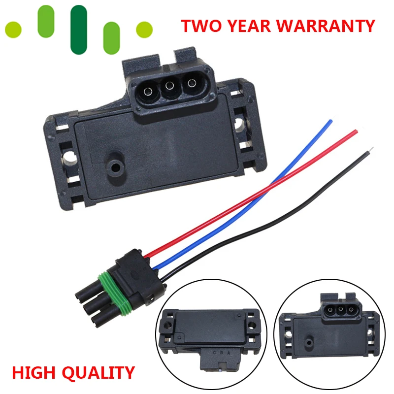 2Bar(2 бар) Карта датчик турбо Boost для Opel Renault VOLVO с разъемом штекера Pigtail 12247571 16009886 16040609 16006836