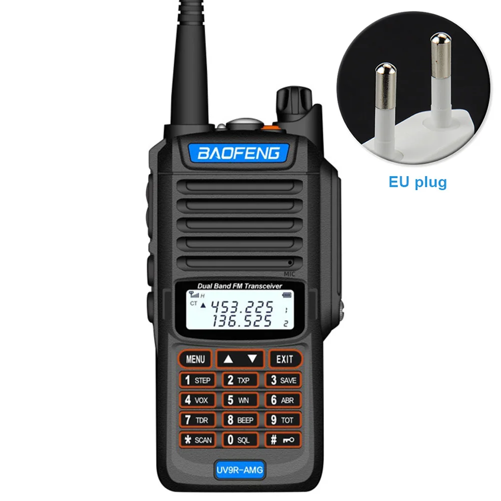 

UV Dual Band IP68 Waterproof Walkie Talkie 20W 20km LCD Display Radio 128 Channel LED Light Handheld Sea Land Portable Two Way