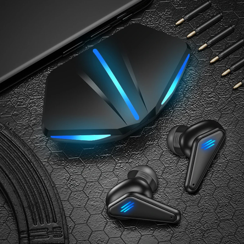 

TWS Gaming Earbuds Wireless Bluetooth Earphones 9D Hifi Stereo Wireless Headphones Sports Headsets With Microphone Touch Control