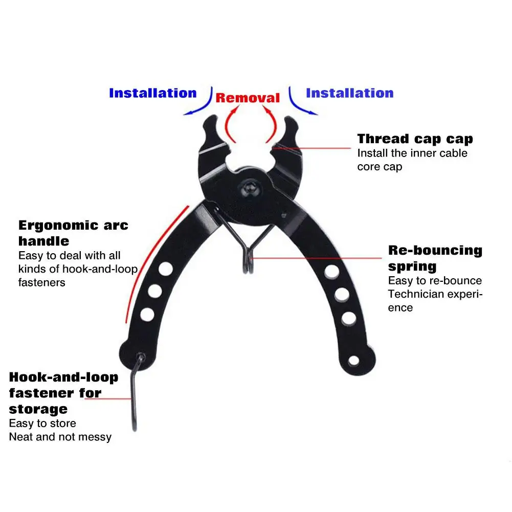Детали для велосипеда портативные плоскогубцы снятия звеньев совместимы со