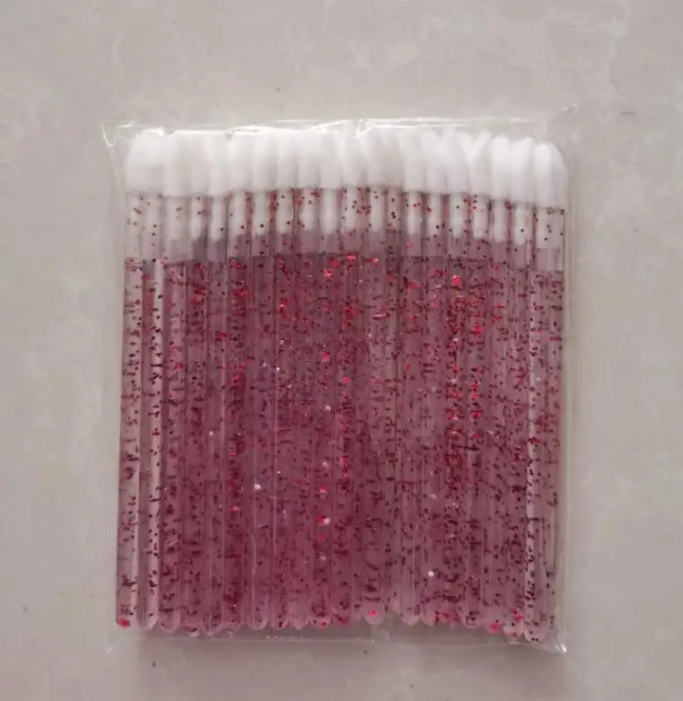 Lipbrush 100 шт. одноразовые женские аксессуары для макияжа палочка-аппликатор блеска