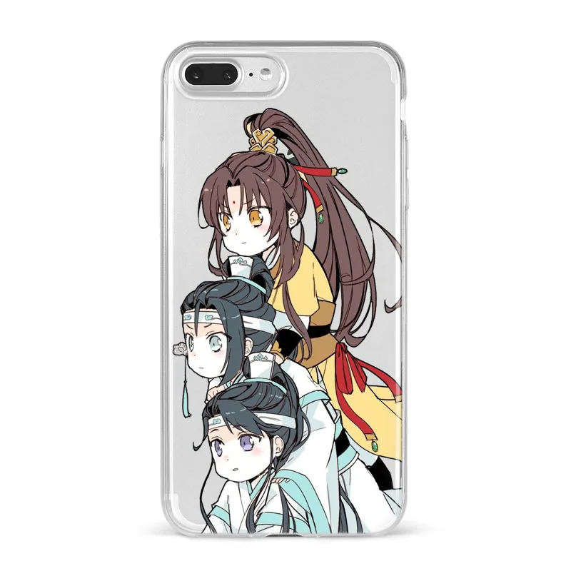 Защитный чехол Grandmaster Mo Dao Zu Shi MDZS аниме для iPhone 7 8 Plus xs max XR 11 12 13 Pro Mini прозрачный