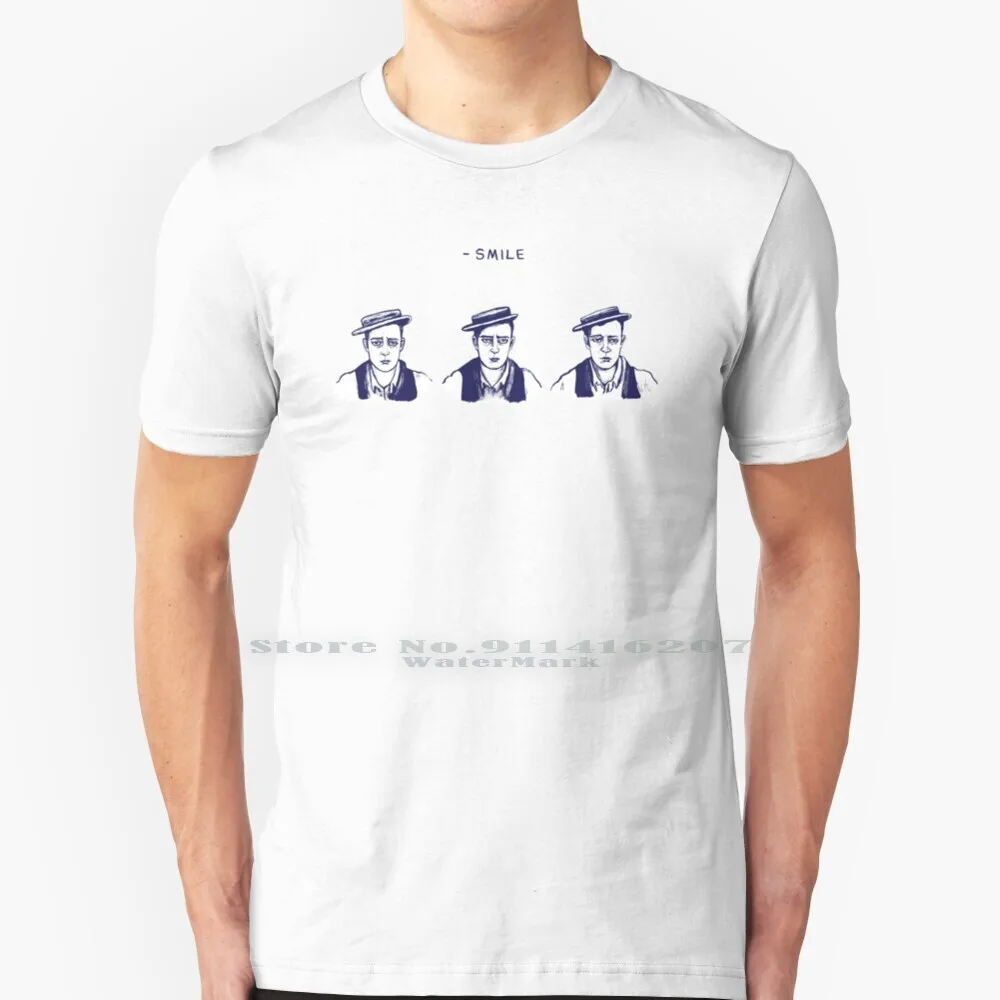 

Buster Keaton T Shirt 100% Pure Cotton Buster Keaton Buster Keaton Fan Art Fanart Actor Director Silent Film Silent Movies Film