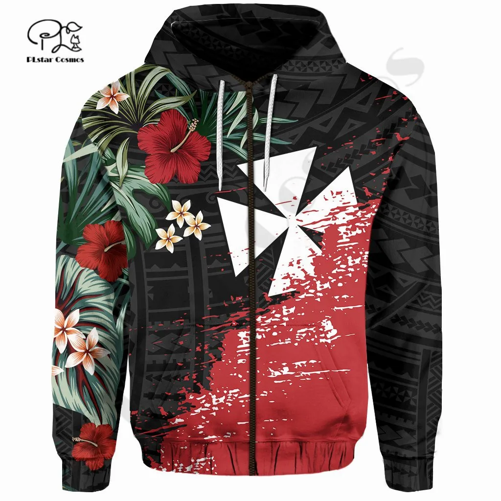 Новинка уличная одежда PLstar Cosmos 3Dprint Wallis Et Futuna полинезийская Harajuku забавные