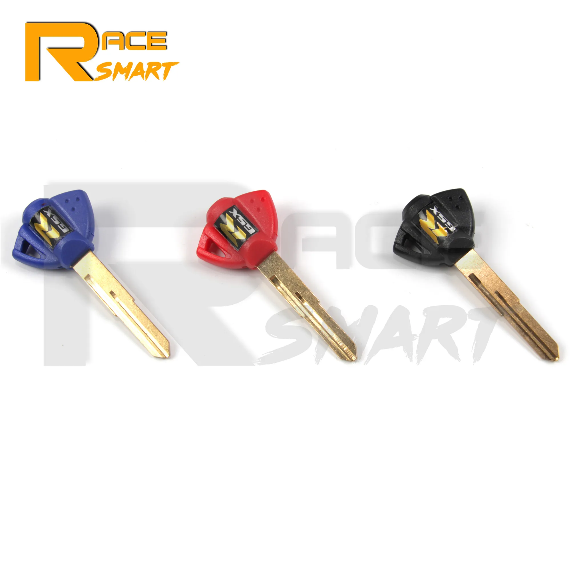 43 мм мотоцикл без выреза пустой ключ для SUZUKI GSXR600 GSXR750 GSXR1300 Brutale Blade Keys HAYABUSA GSX R1300 GSXR
