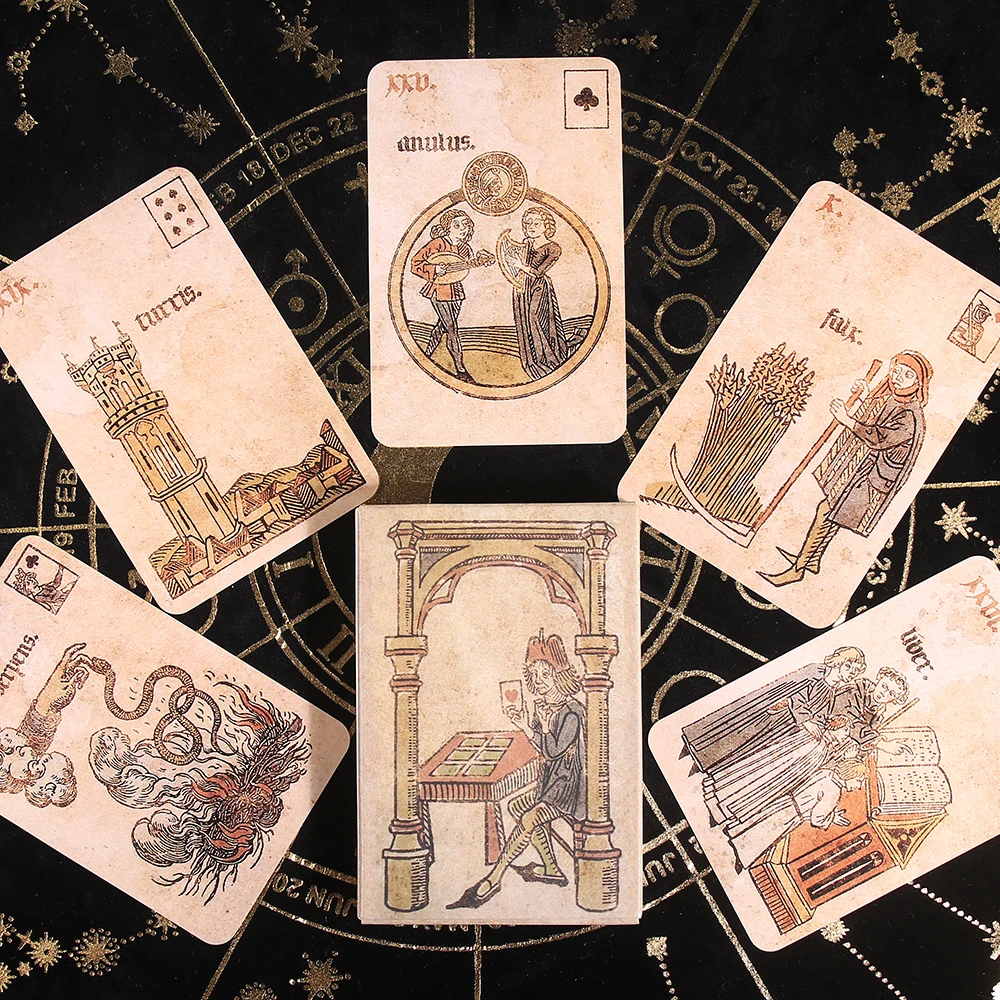 The Silson Lenormand цветной Таро-палуб с 36 картами для настольных игр гадания Парти