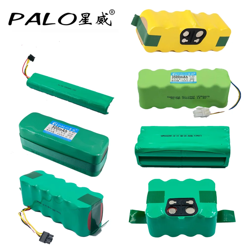 

PALO NI-MH 14.4V 2000/3500/4500mAh Vacuum Cleaner Battery 7 Types for iRobot Roomba / yijie / Neato Botvac / Samsung NaviBot
