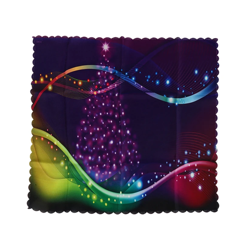 Luminous Christmas Tree Pattern Waterproof Tablecloth 3d Table Cloth Merry Rectangular And Round Cover | Дом и сад