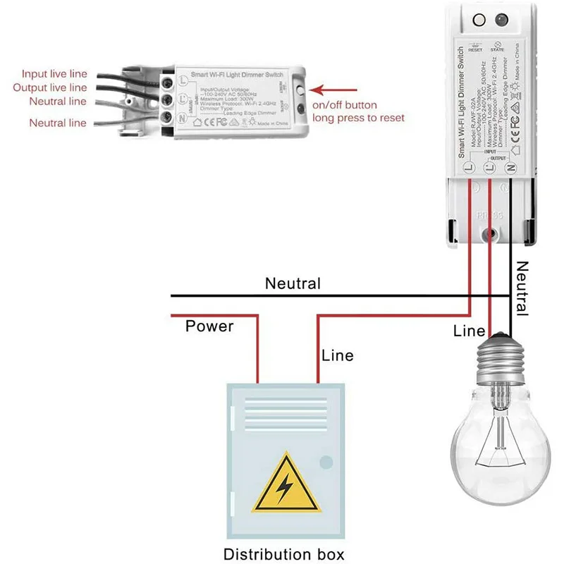 2Pcs WIFI Smart Dimmer Switch Mobile Phone Remote Control Home Accessories | Лампы и освещение