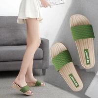 4 5cm heel thick soft sole indoor outdoor wedges slippers women shoes summer sandals women slides ladies slippers pretty shoes