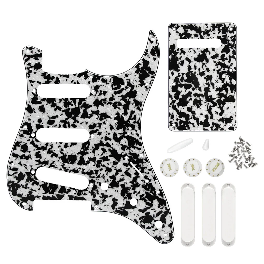 FLEOR 4Ply набор гитарных щитков SSS Pickguard накладка на заднюю панель наконечник для FD