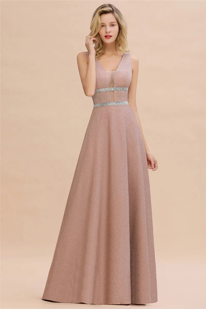 Robe De Soiree пыльная роза длинное вечернее платье сексуальные с глубоким v-образным вырезом темно-синие вечерние выпускные платья Vestido de Festa