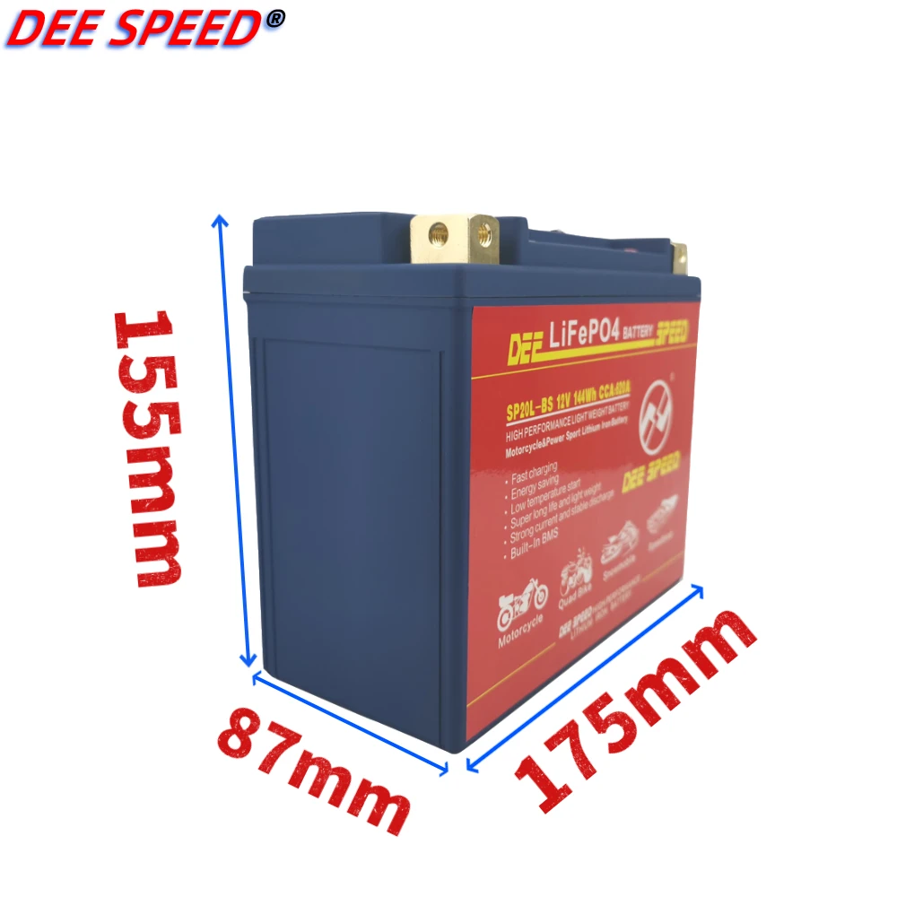 Литий железо фосфатный Аккумулятор для мотоцикла 12 В 20 Ач|Аккумуляторы