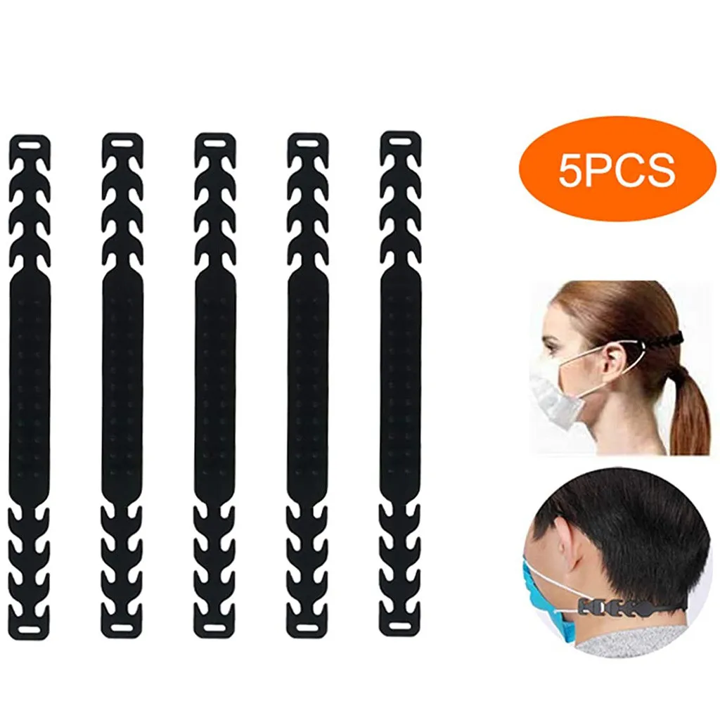 5 шт. Регулировка ширины дужек регулируемой пряжкой Анти-скольжения Ушные крючки