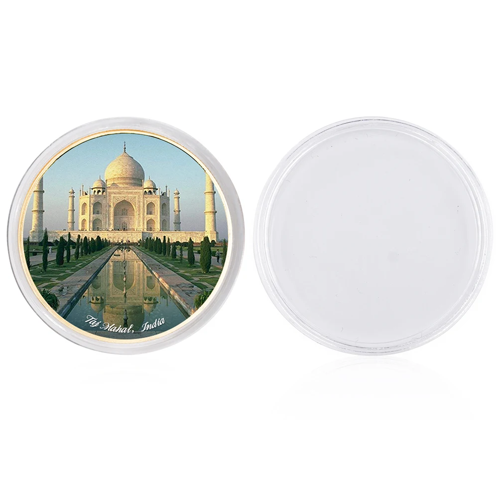 Художественное украшение 7 чудес мира тадж-махал 1 шт. 2021 золотая монета вызов