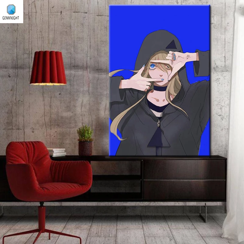 Картина маслом по номерам ангелы смерти сделай сам цифровая картина в японском