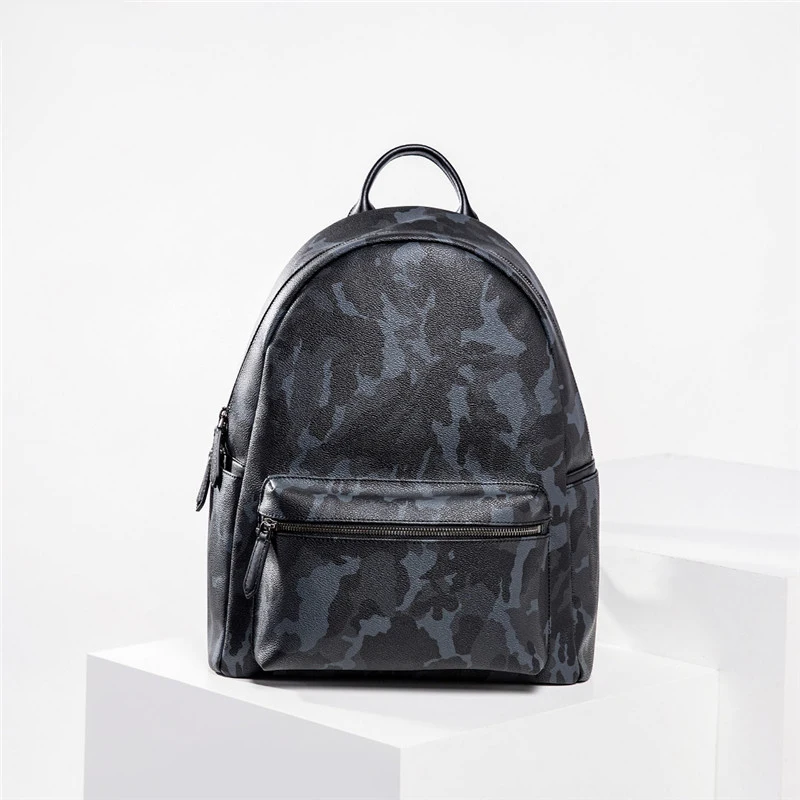 VLLICON/кожаный модный камуфляжный рюкзак дорожная сумка для хранения 14 дюймов