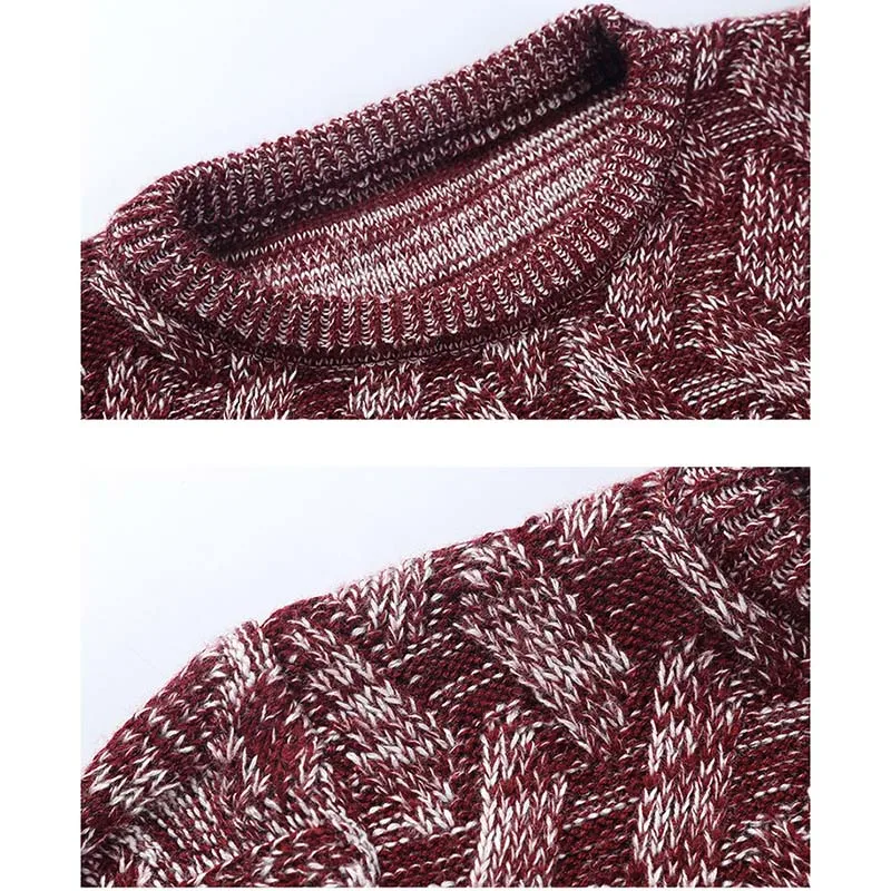 Мужской свитер мужской джемпер Корейская версия подходящего цвета модный