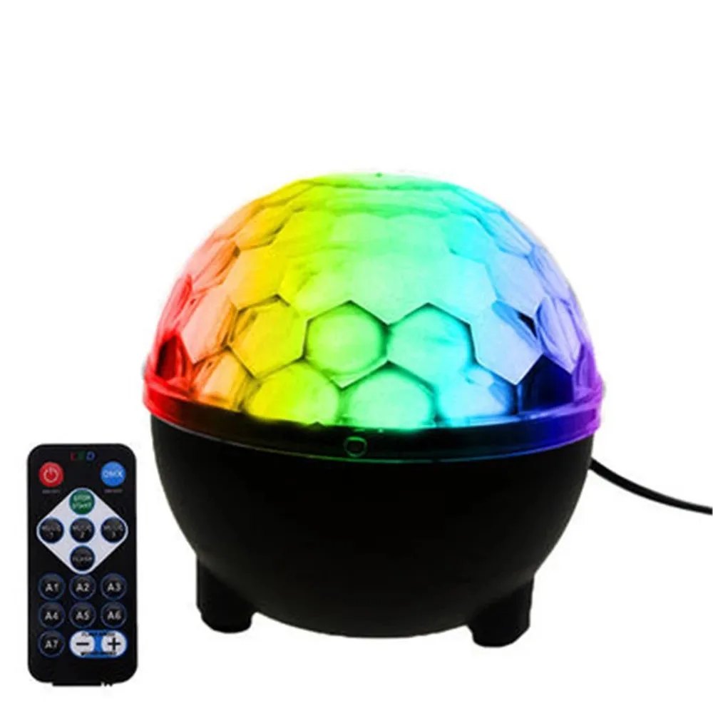 6W Sound Activated Magic Ball Light Led Disco Light Colorful KTV Bar Disco Dancing LED Stage Lights