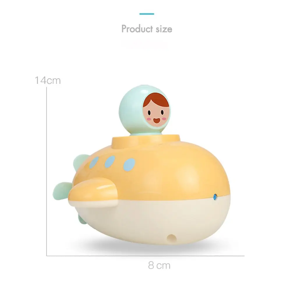 

Children's Baby Bathing Water Toys Clockwork Submarine Toy Toddlers Bath Tub Toy Kids Bath Time Game Bathroom Toys