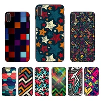 fashion color puzzle phone cases for iphone 6 5 5s 6s se plus 7 x 8 xr xs max 11 11pro soft back shell covers black fundas coque