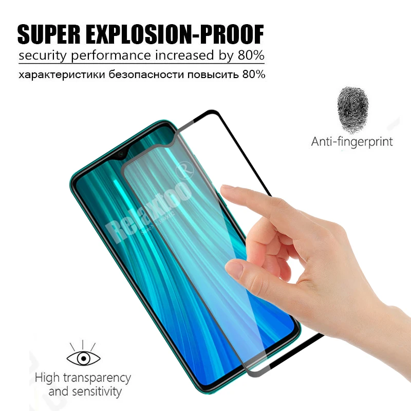 Защитное стекло на redmi note 8 pro Полное покрытие Защита экрана для xiaomi 7 7a защитное xaomi