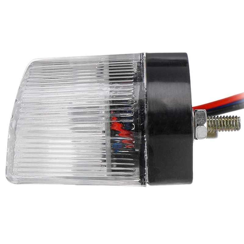 

Motorcycle ATV 30LED Brake Light License Plate Tail Light Turn Signal Lamp Transparent Cover