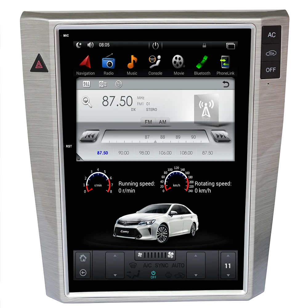 Tesla IPS экран Android 9 0 7 1 6 Автомобильный без DVD плеера радио GPS навигация для VW Passat Magotan