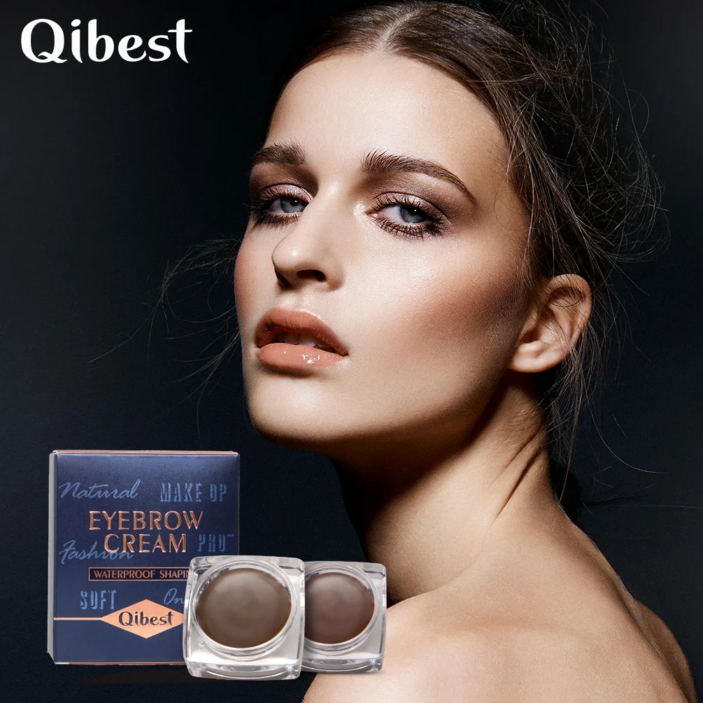 Профессиональный усилитель бровей QiBest 6 цветов водонепроницаемый гель для