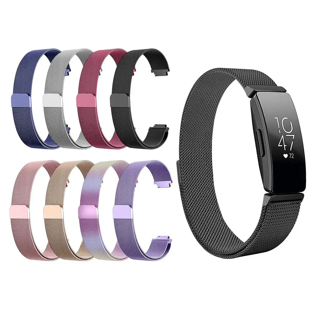 Для Fitbit Inspire HR / ace2 сменный ремешок Миланская петля магнитный браслет из