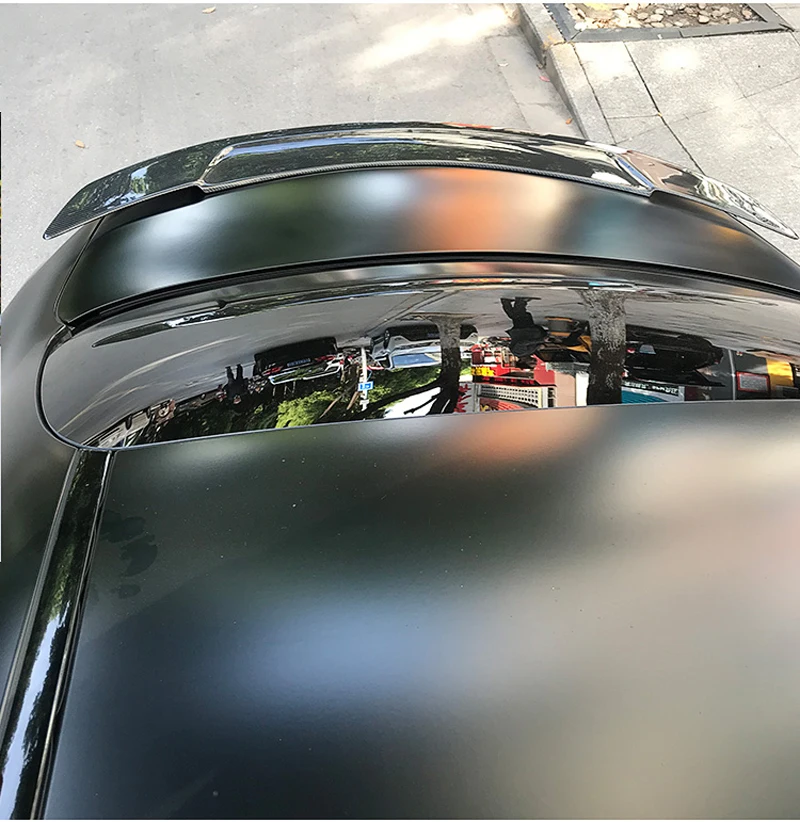 Стайлинг автомобиля R RT спойлер из углеродного волокна для заднего багажника