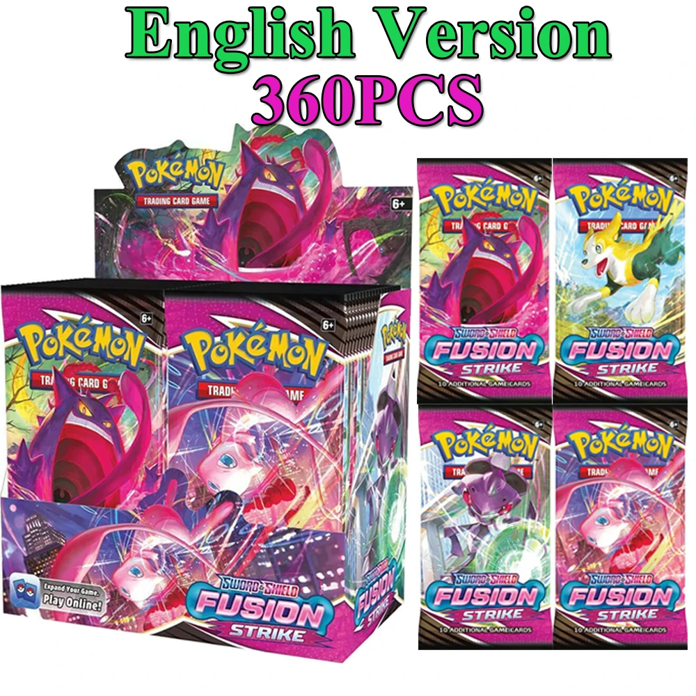 

360/324 шт./кор. карт Покемон франчеса Покемон французская версия карт Fusion Strike развивающиеся небесные бустеры коллекция карт игра