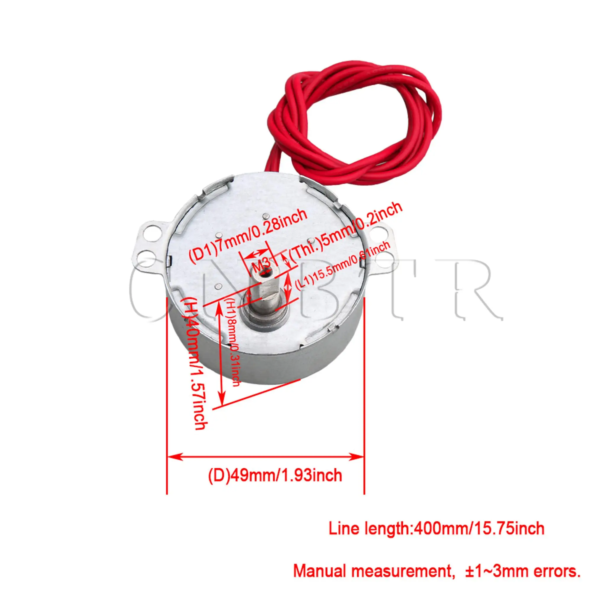 CNBTR AC 12V 4kgf cm металлическая Шестерня синхронного редуктора передач коробка 5 6