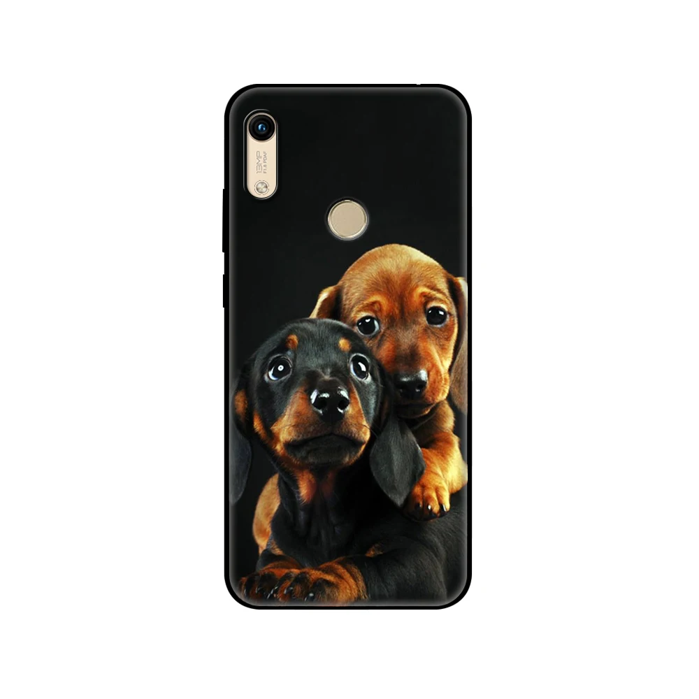 Флейта для Honor 8a Prime 8s 9 10X Lite 9A 9C 9X Premium Pro 9S милый чехол с таксой флейта