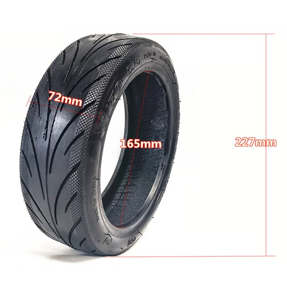 

10 Inch 60/70-6.5 Scooter Tire 10x2.50-6.5 Tubeless Tires For Ninebot Max G30 Tubeless Tire Excellent Replacement 620g Accessory