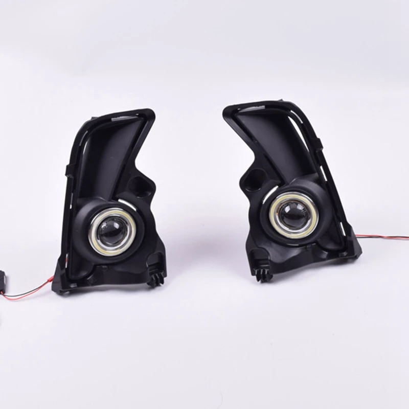 

Car LED Daytime Running Lamp Angel Eye Fog Light for Toyota Highlander 2017 2018