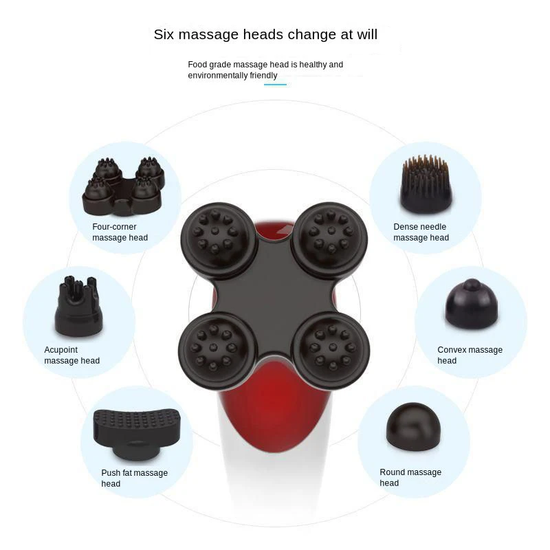 

Simulation Massager For Back Electric Kneading Beat Body Massager Point Stimulate Muscle Relax Hammer Antifatigue Stick