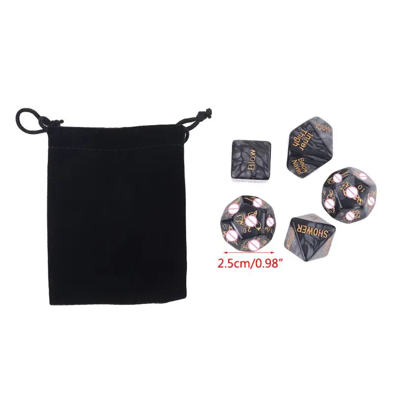 5 шт./компл. забавные любовные игральные кости игрушки Эротическая Сексуальная