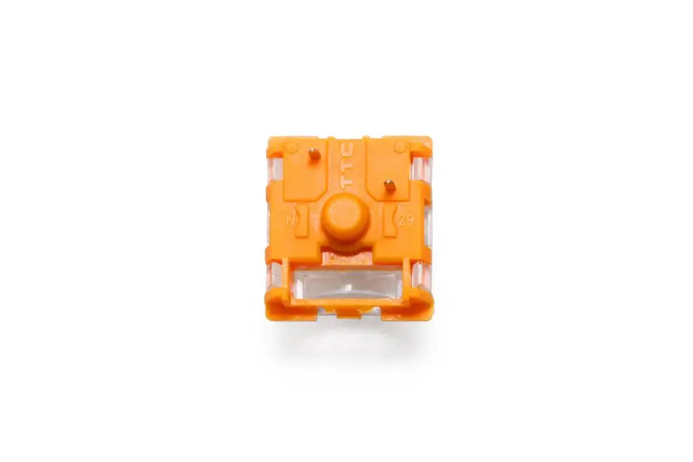 

TTC Gold Brown switch 3pin RGB SMD Tactile 45g force mx clone switch for backlit mechanical keyboard 100m