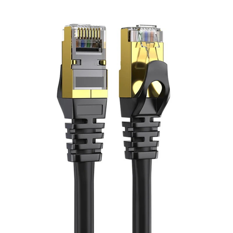 Сетевой кабель Ethernet CAT 7 скорость 10 Гбит/с разъем RJ45 для подключения компьютера